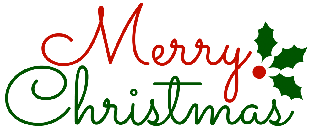 merry christmas in 2 - Clip Art Library