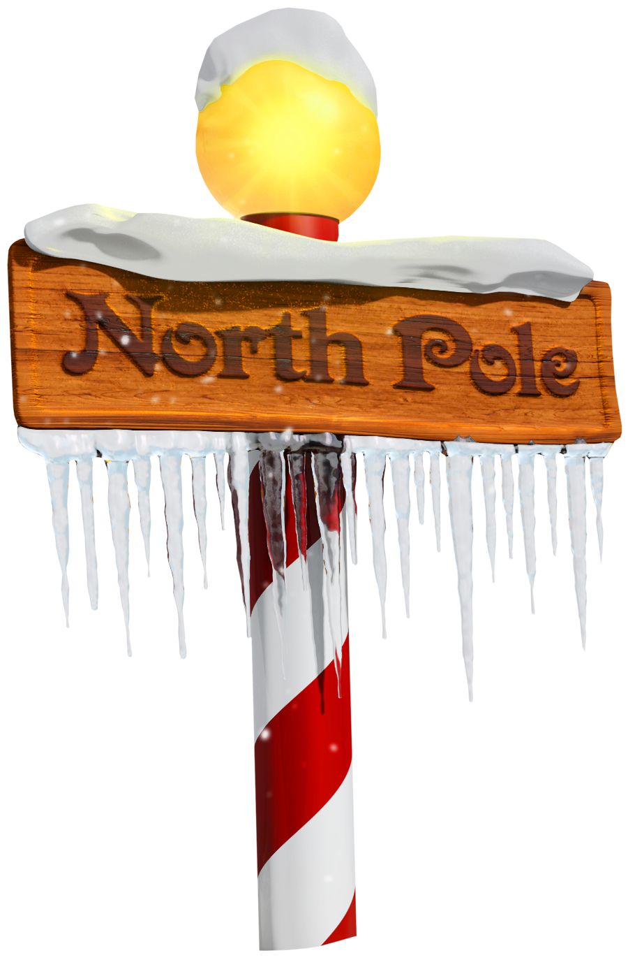 North Pole Sign Clip art