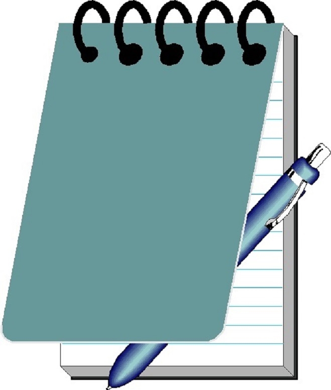 Notebook And Pen Clipart