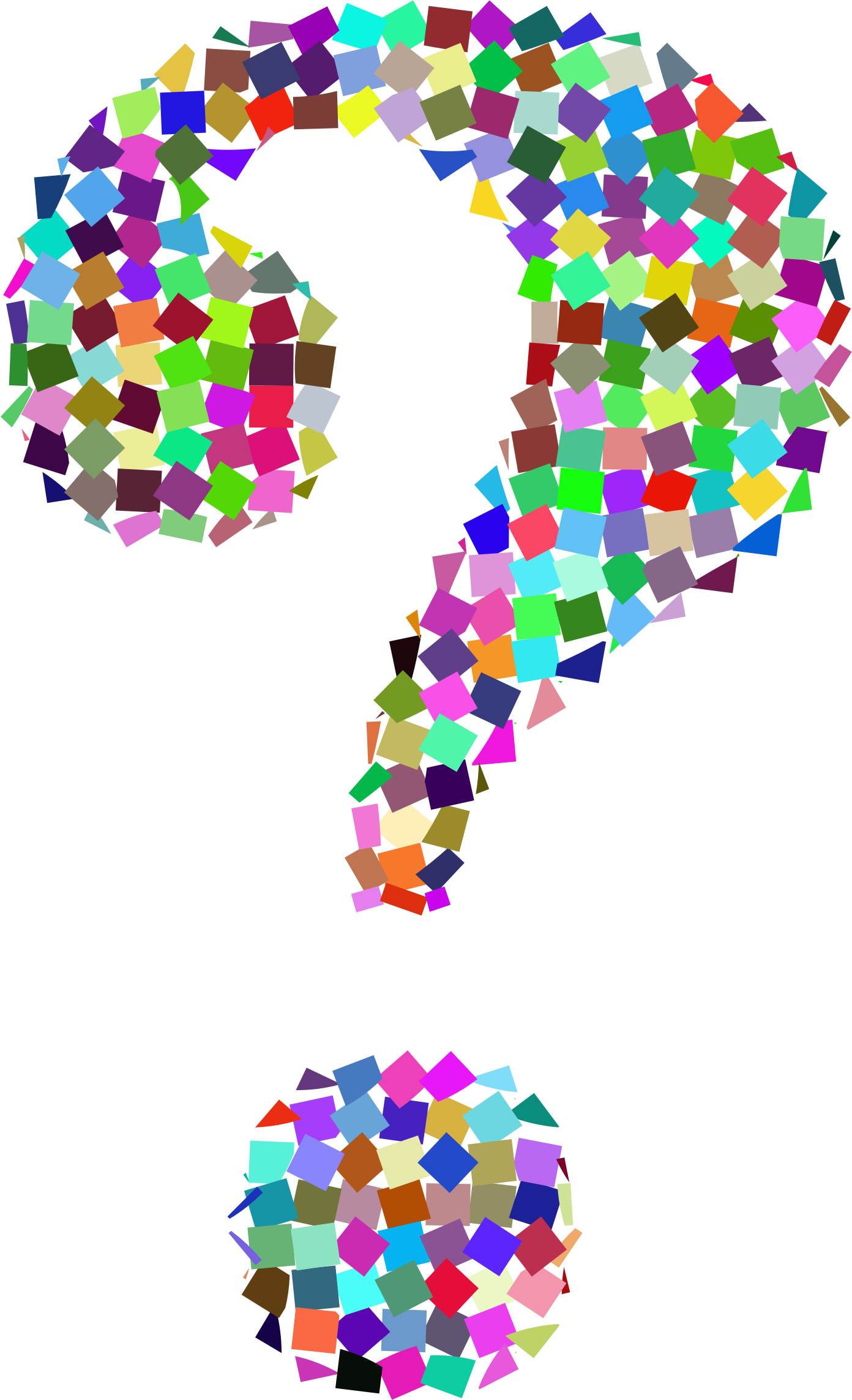 colorful question marks clipart