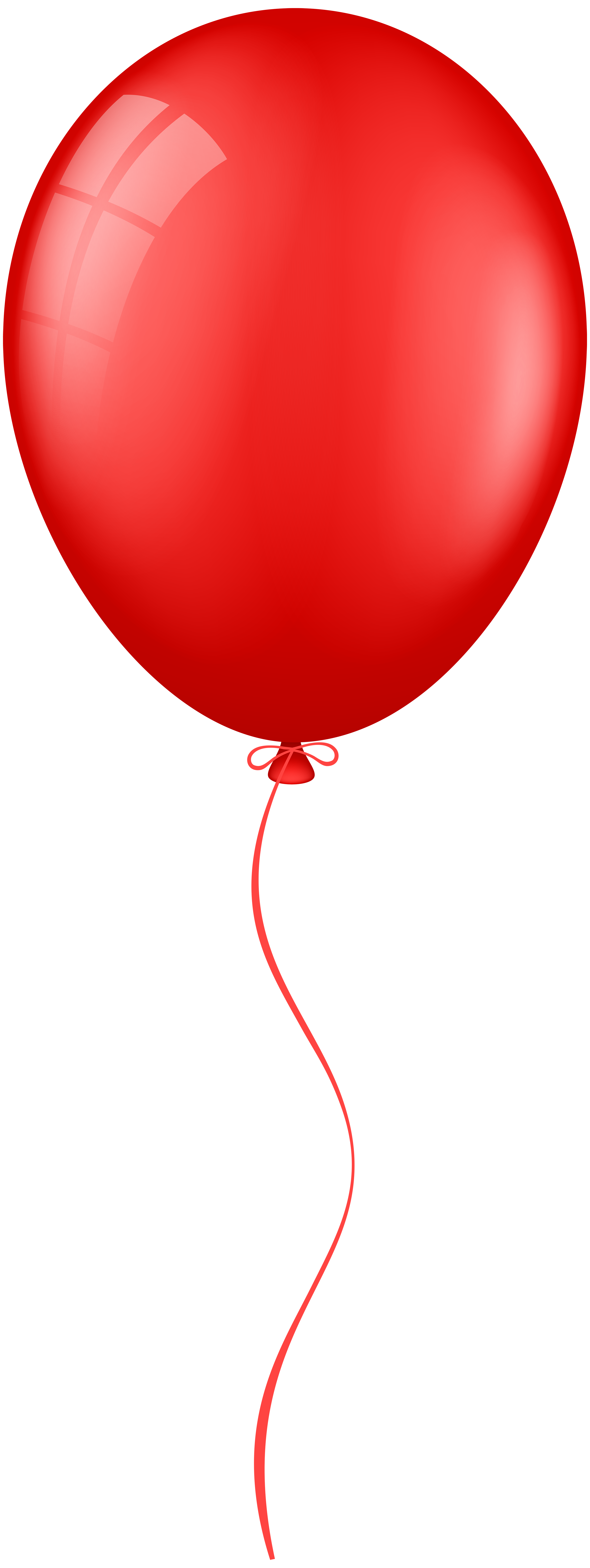Red balloon clipart