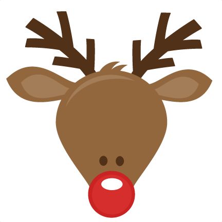 reindeer head clip art - Clip Art Library