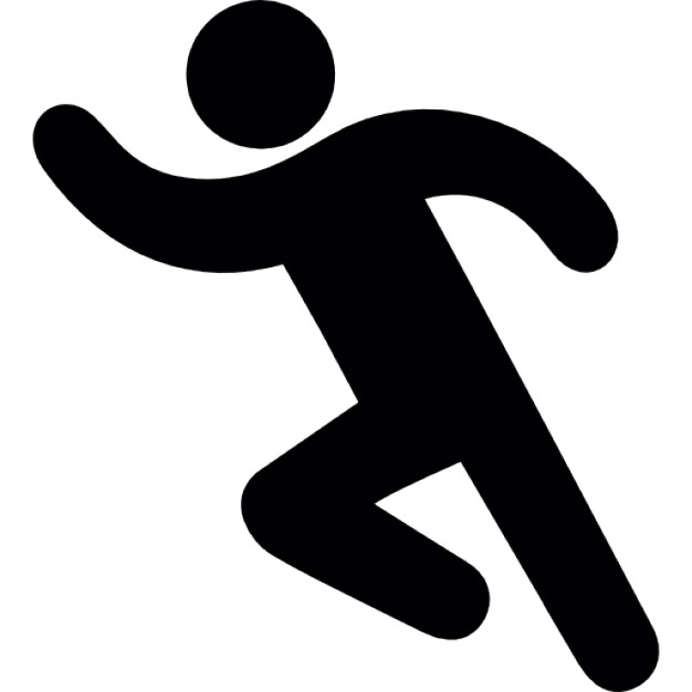 Running man silhouette Icon 