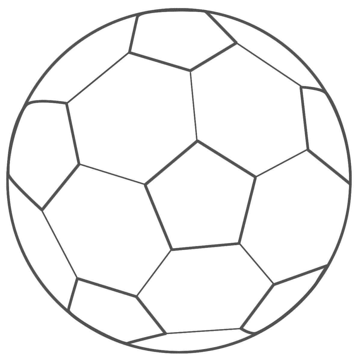 Printable soccer ball clipart image 463
